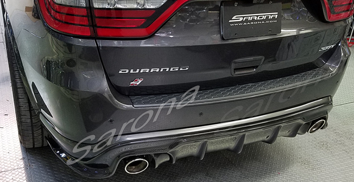 Custom Dodge Durango  SUV/SAV/Crossover Rear Lip/Diffuser (2017 - 2024) - $790.00 (Part #DG-012-RA)